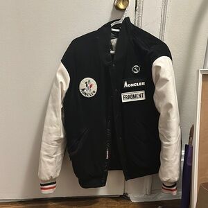 Moncler Fragment design Black and White Men's Jacket
